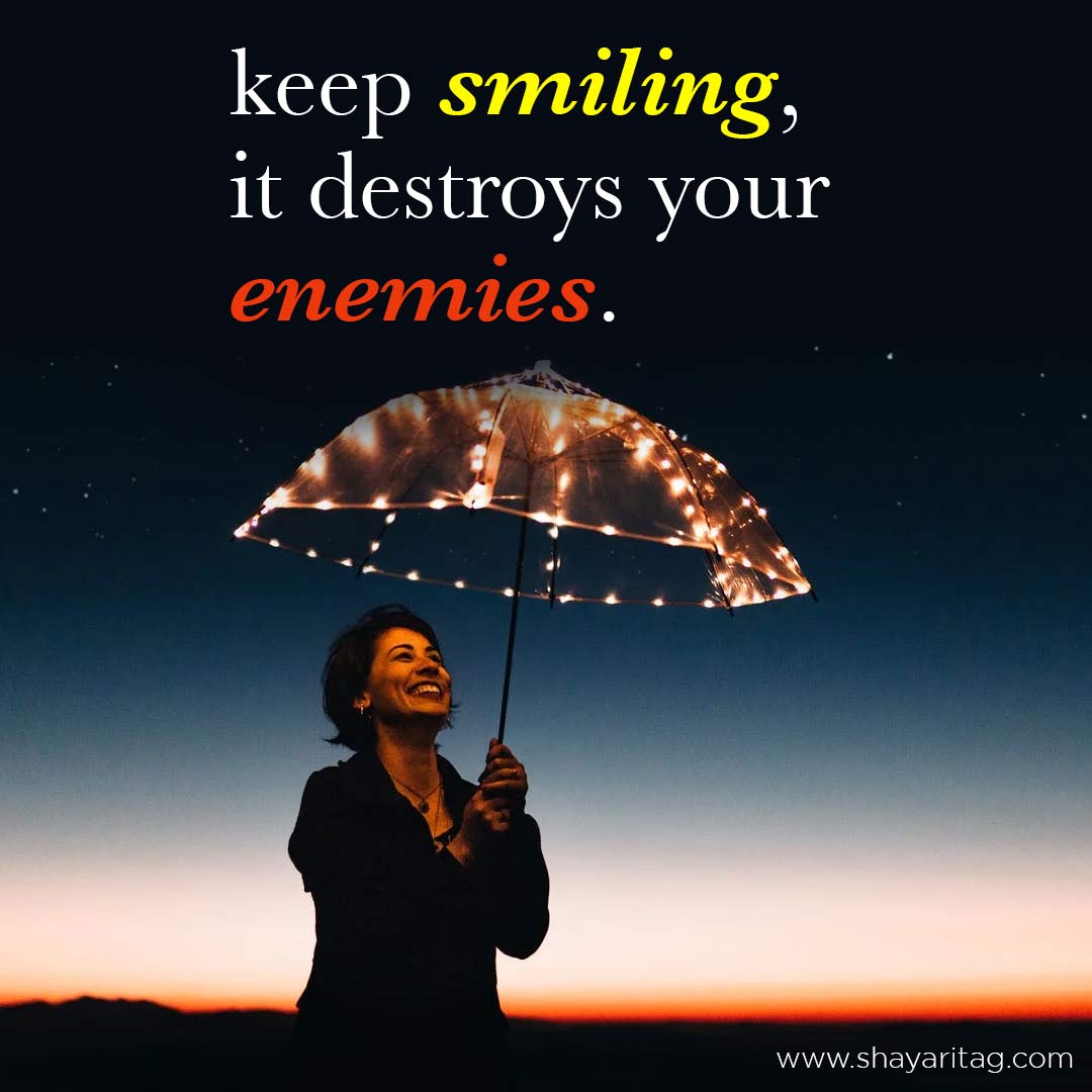 Keep Smiling Motivation Quotes in English with image