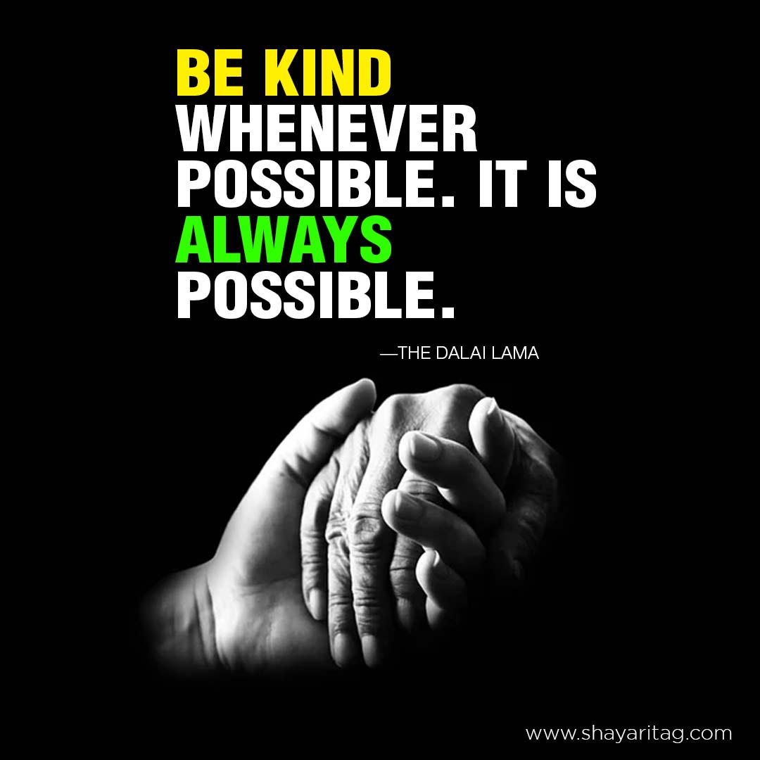 be kind whenever possible Happiness Quotes in English with Image