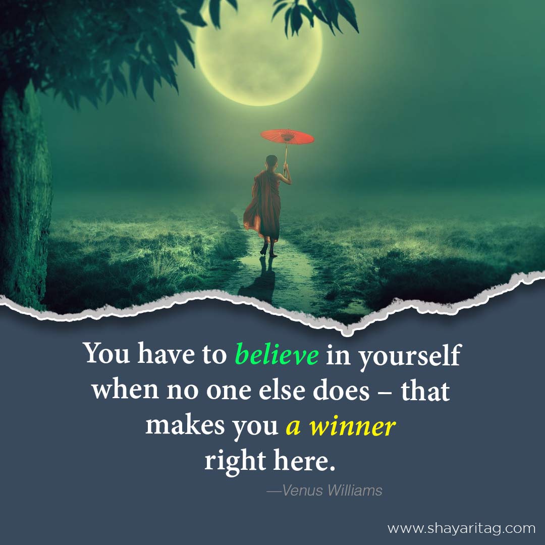 You have to believe in yourself-Self love quotes in English 