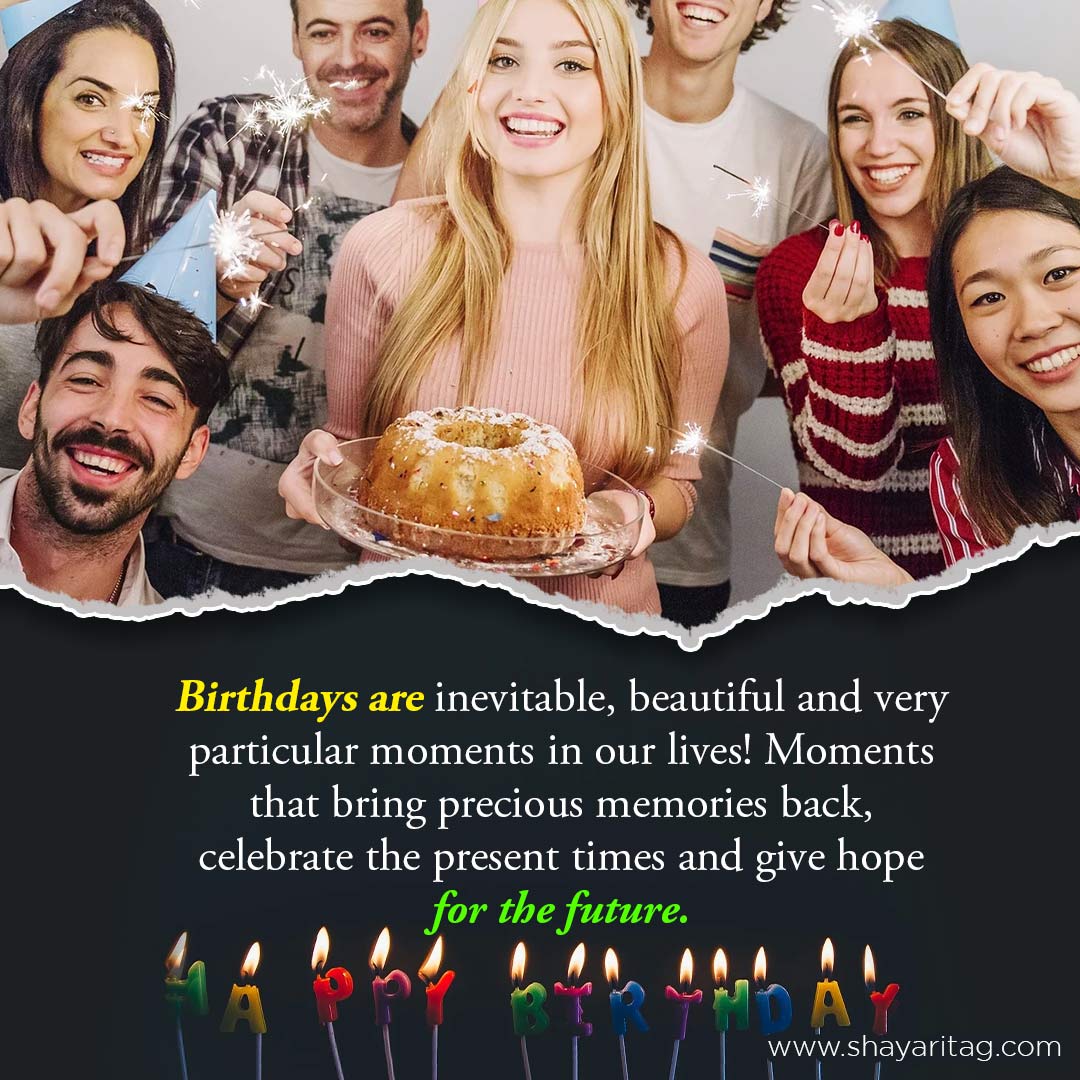 Birthdays are inevitable beautiful-Best Happy birthday wishes & quotes for messages with image