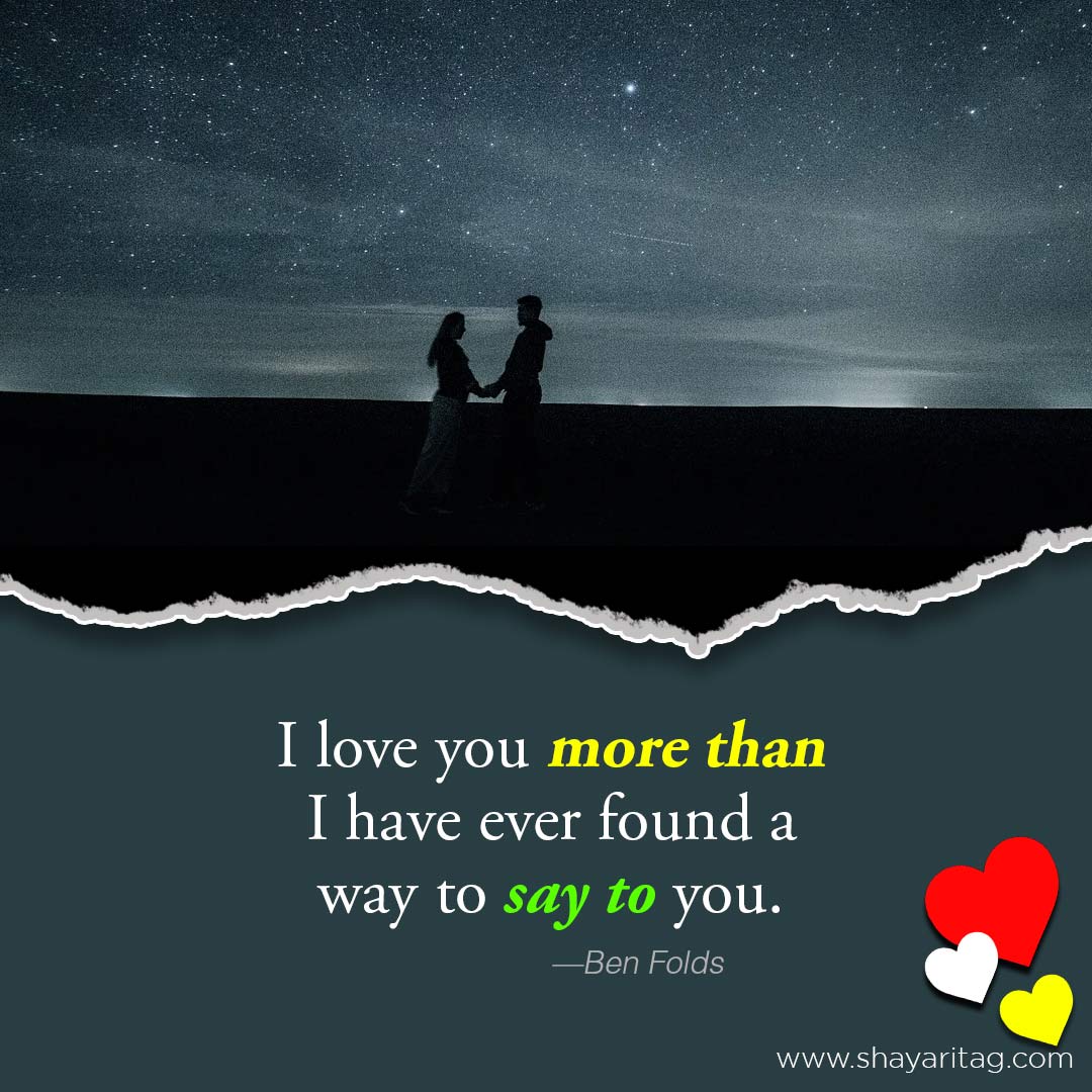 I love you more than-Best romantic love quotes for girlfriends with images