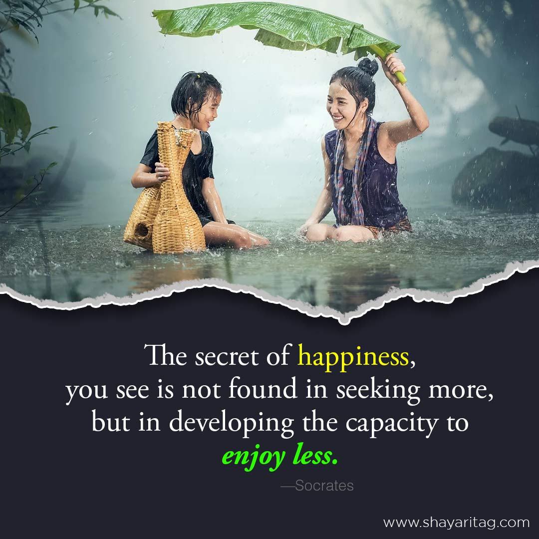 The secret of happiness-Best happiness quotes in English with images