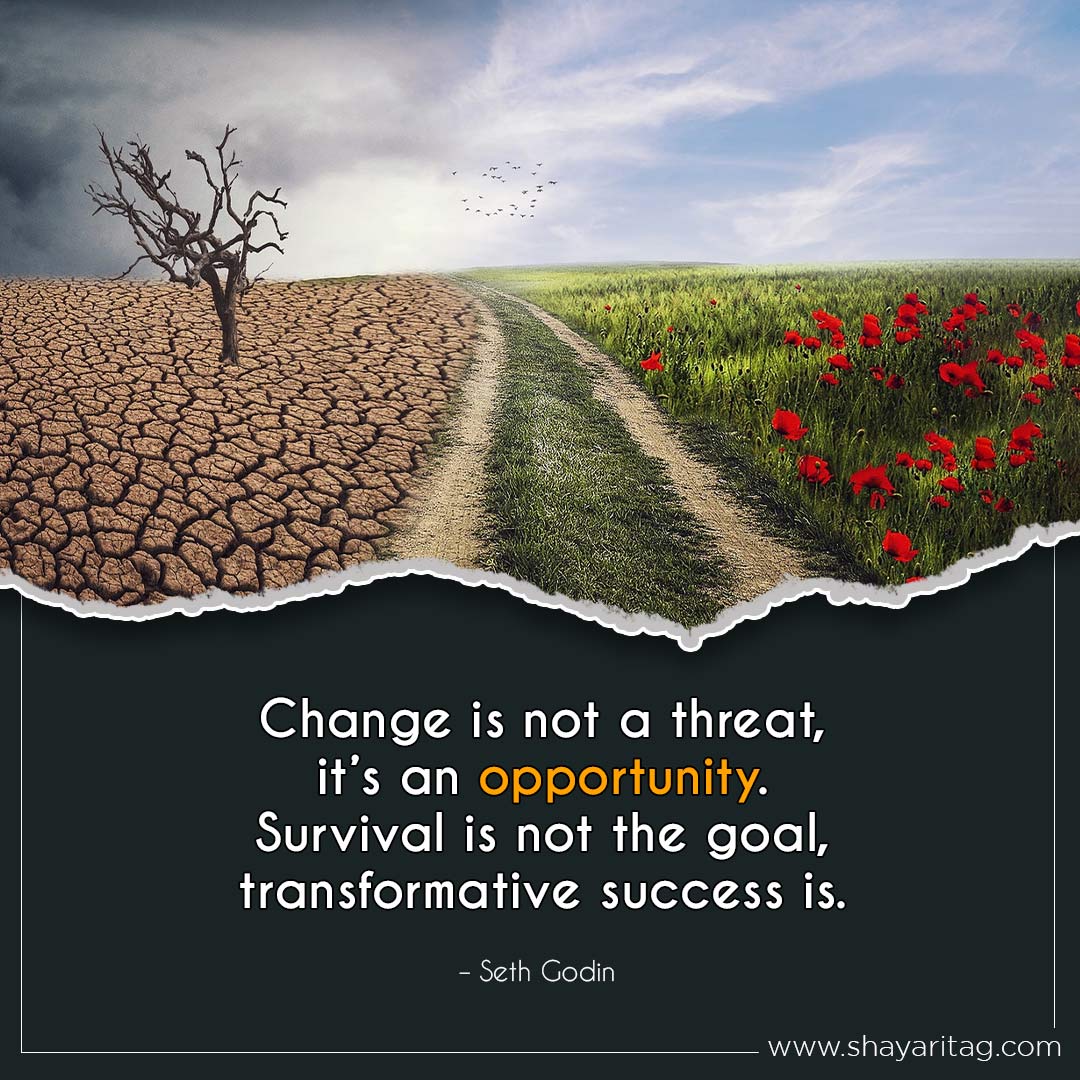 Change is not a threat-Best Monday motivation Quotes for business with image