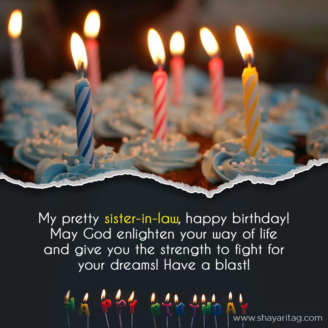 My pretty sister-in-law happy birthday-Best Happy birthday wishes for bhabhi with images