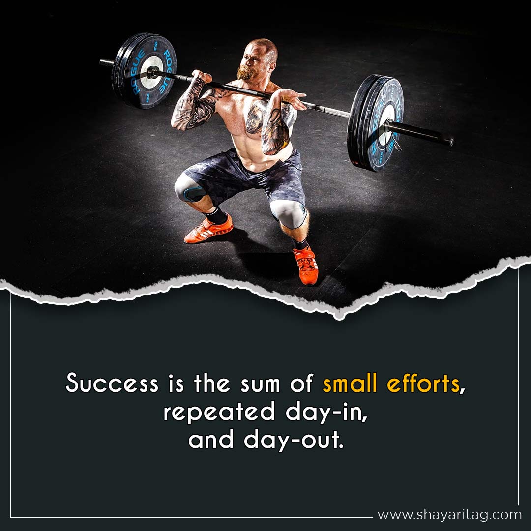 Success is the sum of small efforts-Best Monday motivation Quotes for business with image