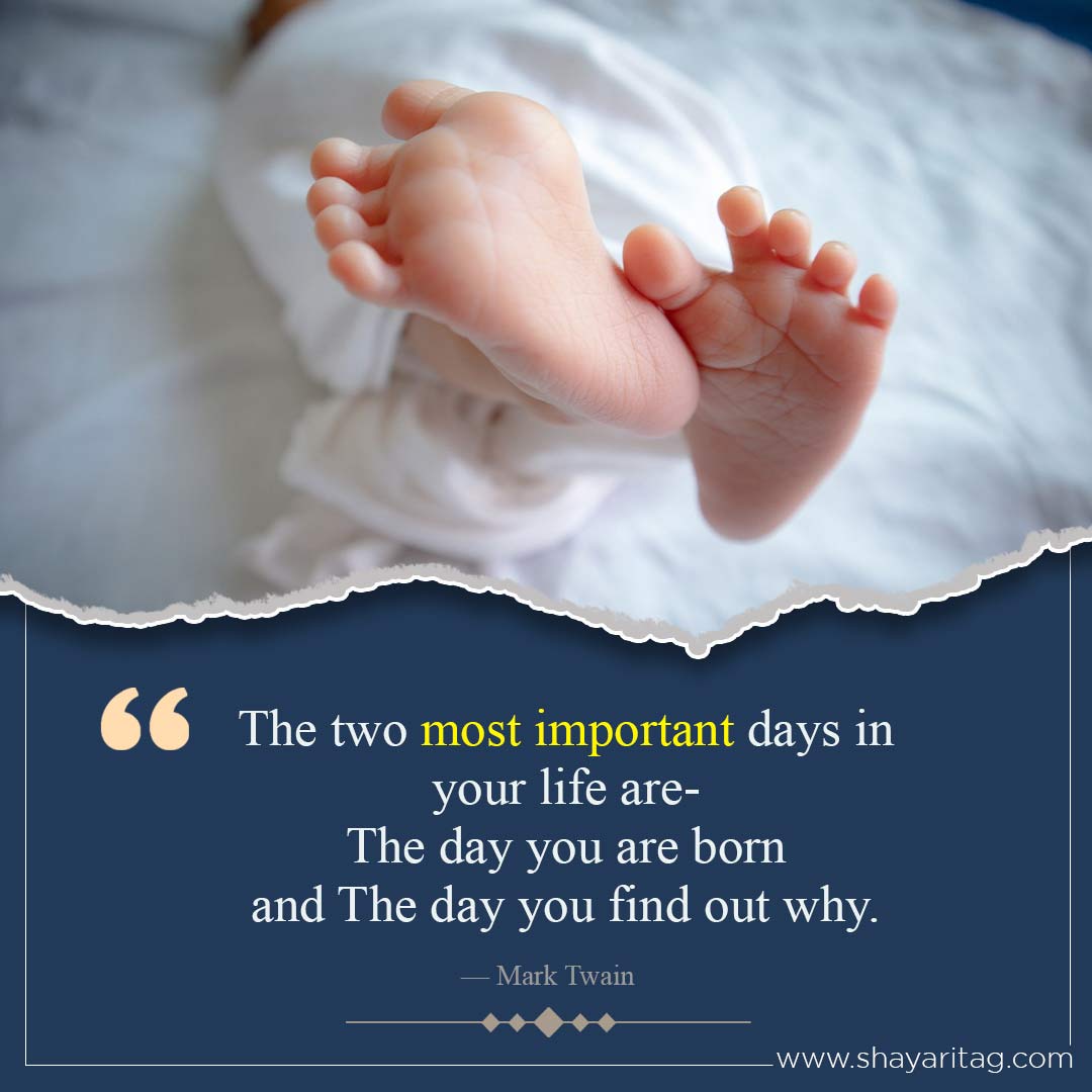 The two most important days in your life are-Best Suvichar in English short line for Student