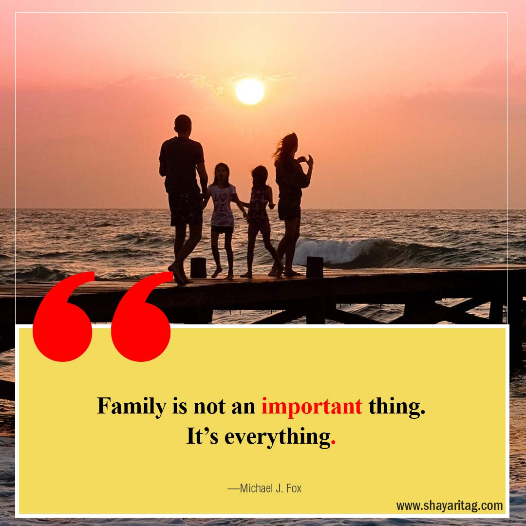 Family is not an important thing-Best quotes about family in English family love Status