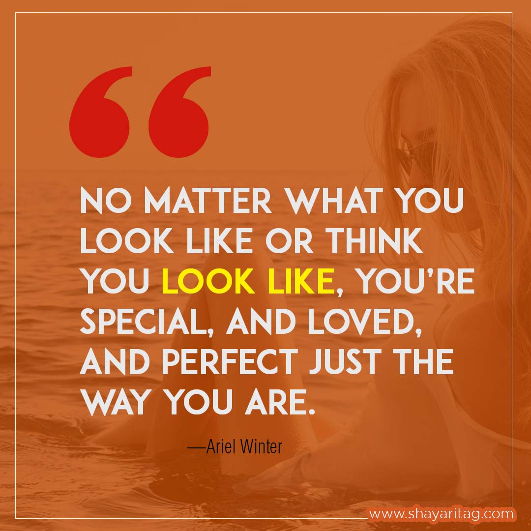 No matter what you look like-Best motivational quotes for girls power status