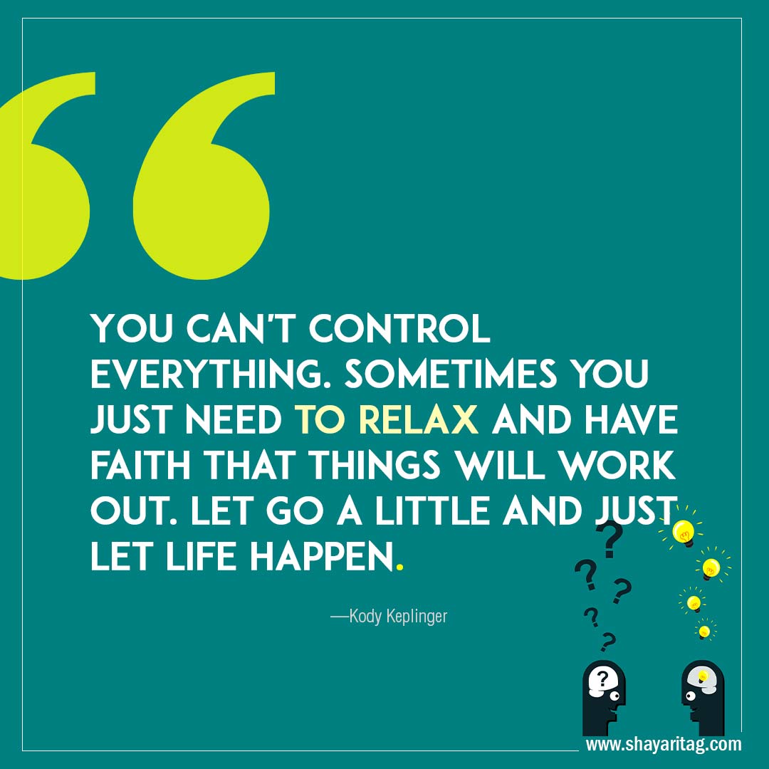 You can't control everything-Best Inspirational mental health Quotes with image