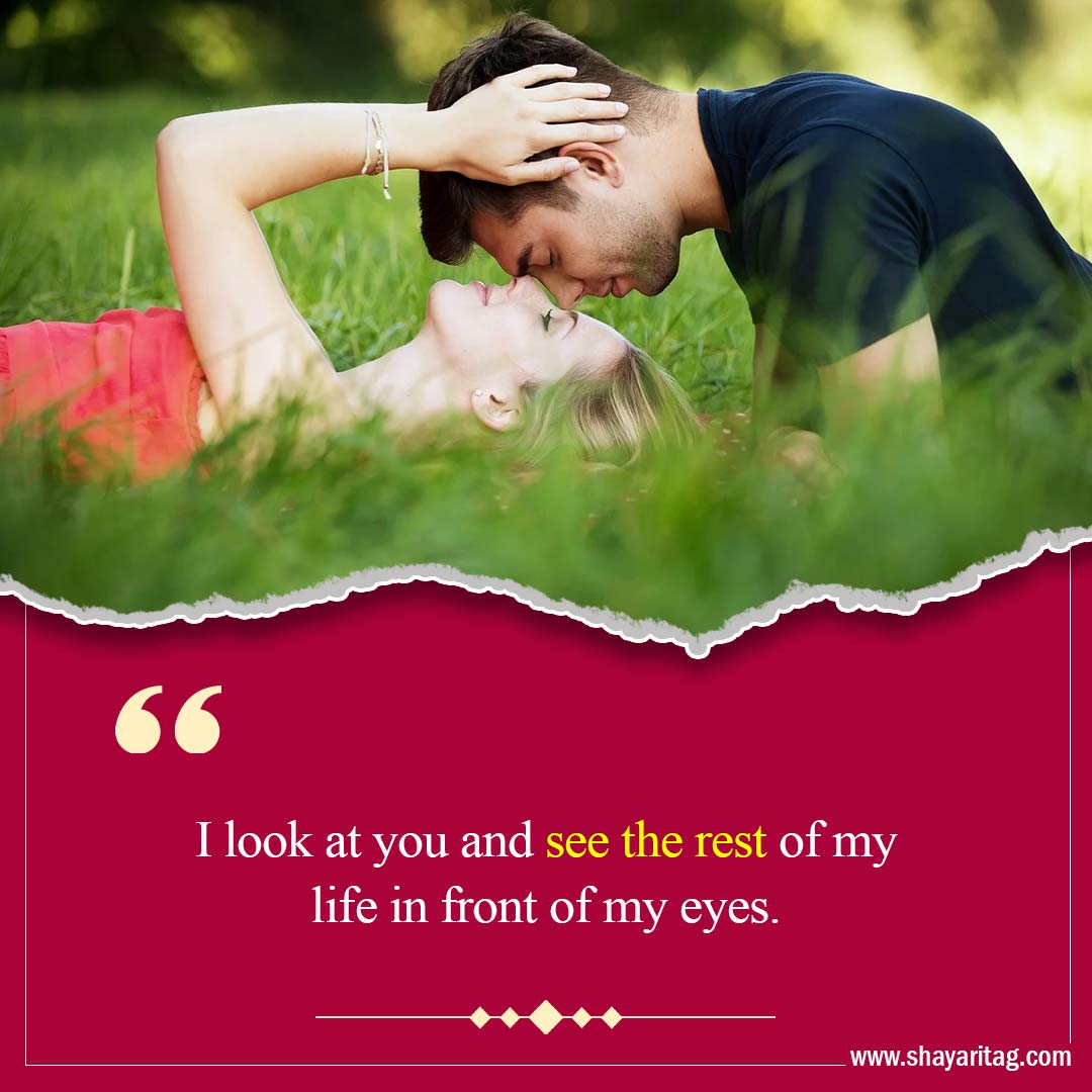 I look at you and see-Best Love relationship Quotes status Couple quotes with image