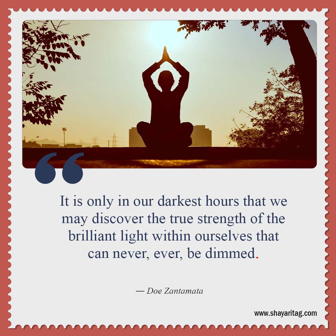 It is only in our darkest hours-Uplifting Quotes for when times are Hard quotes