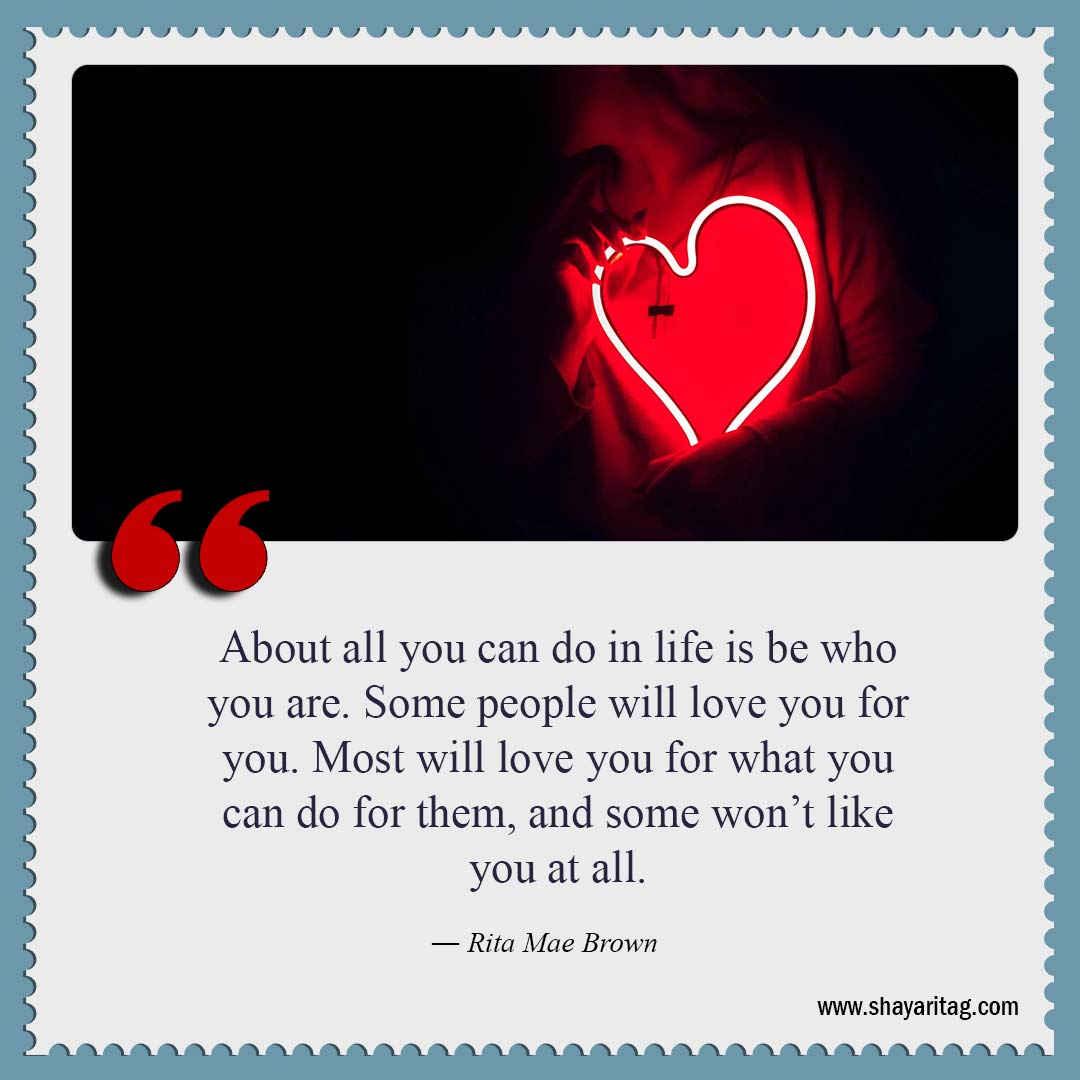 About all you can do in life is be-Be Yourself Quotes Best quotes about me with image