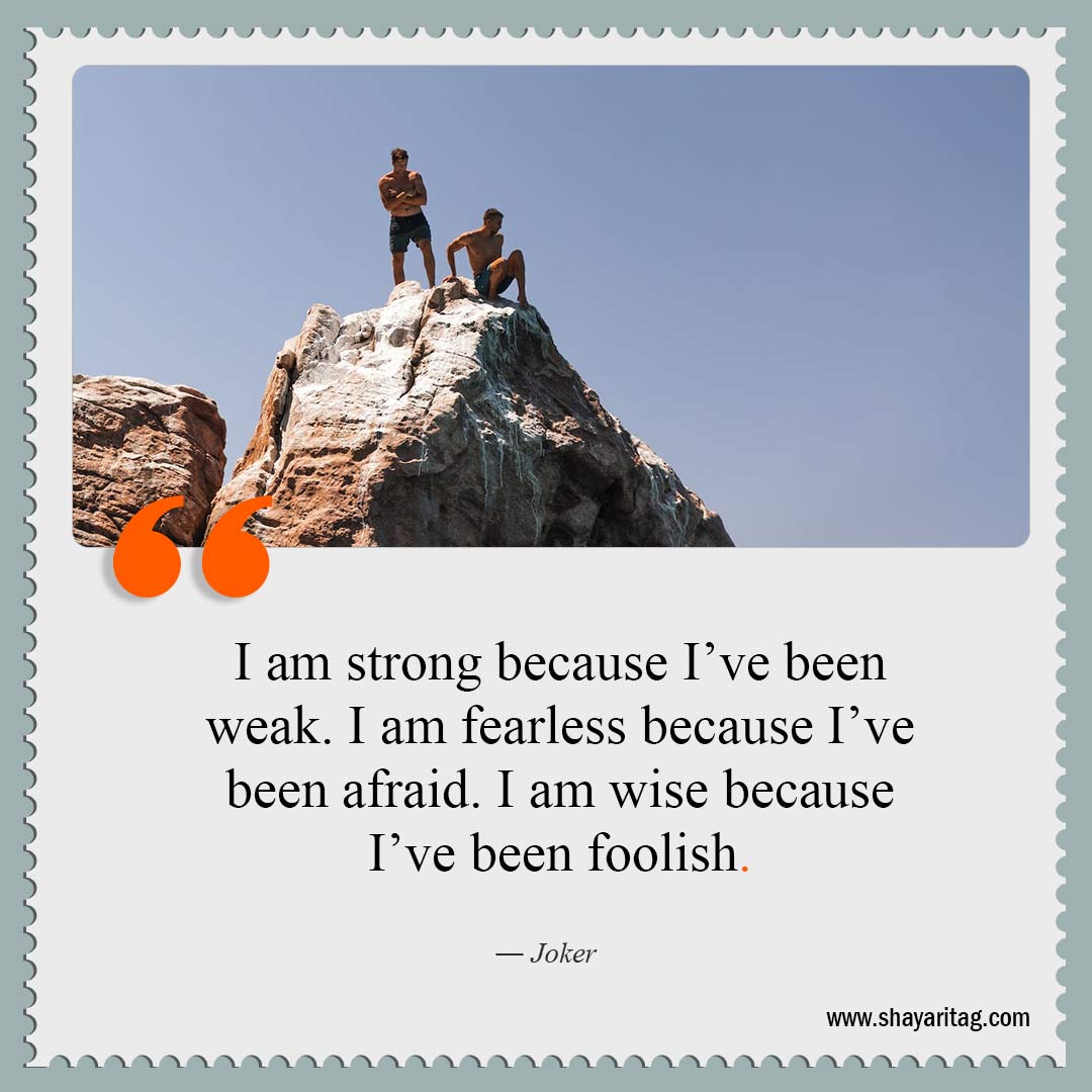 I am strong because I’ve been weak-Quotes about being strong Best strength quotes for motivational saying