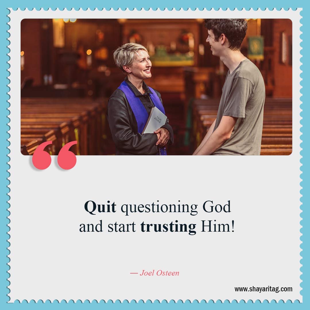 Quit questioning God and start trusting Him-Quotes about trust best in god i trust quote