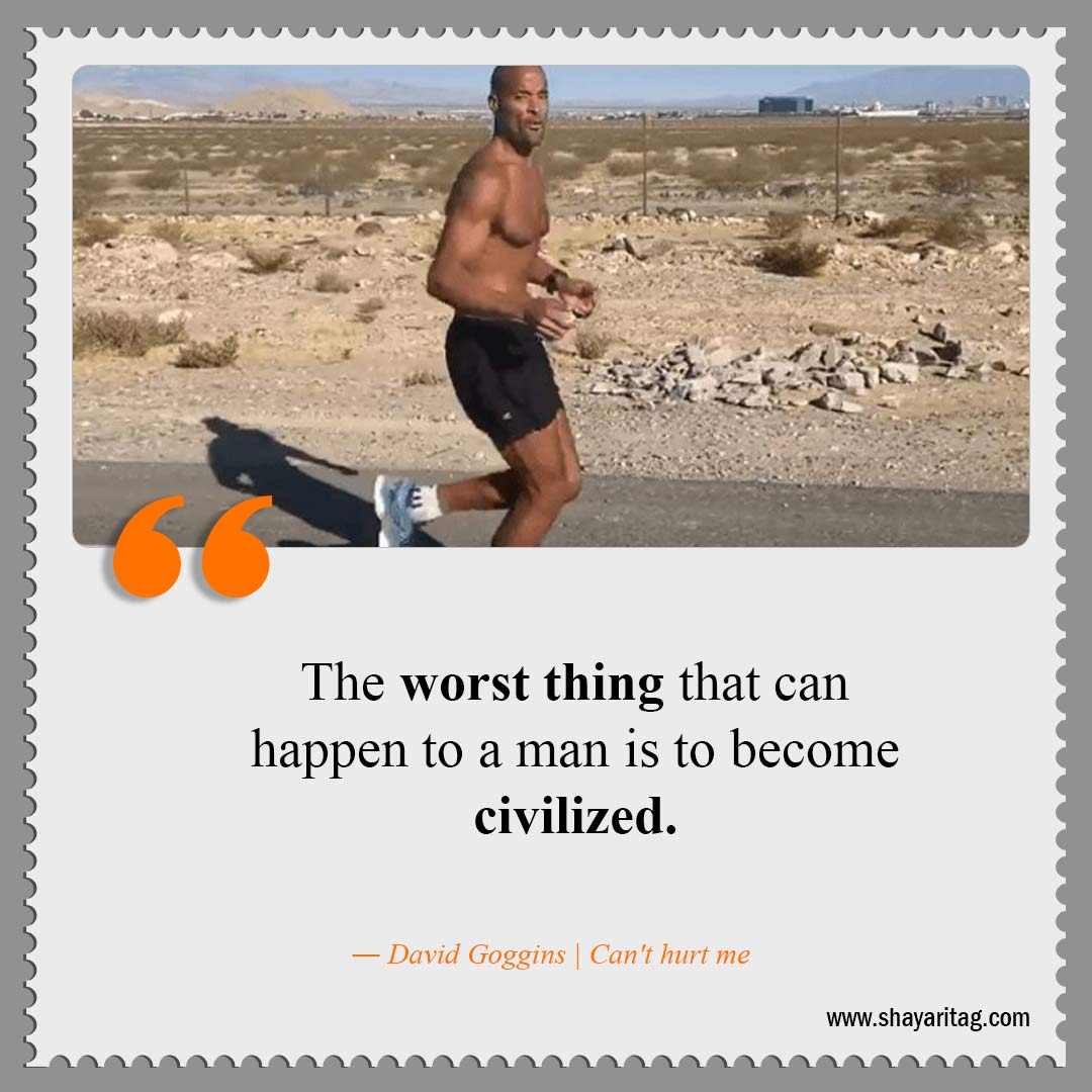 The worst thing that can happen-Best David Goggins Quotes Can't hurt me book Quotes with image