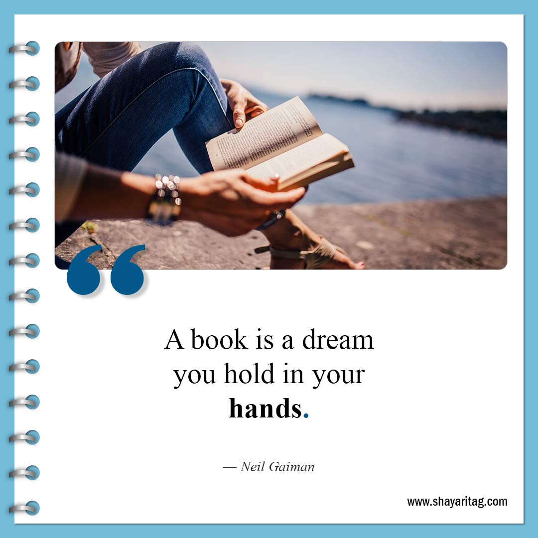 A book is a dream you hold-Quotes about Reading Books Best inspirational quotes on books
