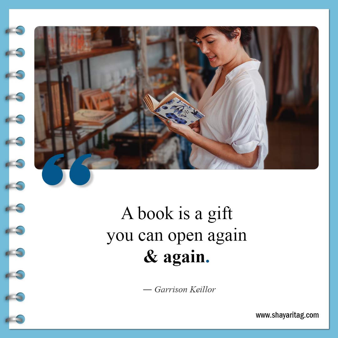A book is a gift you can-Quotes about Reading Books Best inspirational quotes on books