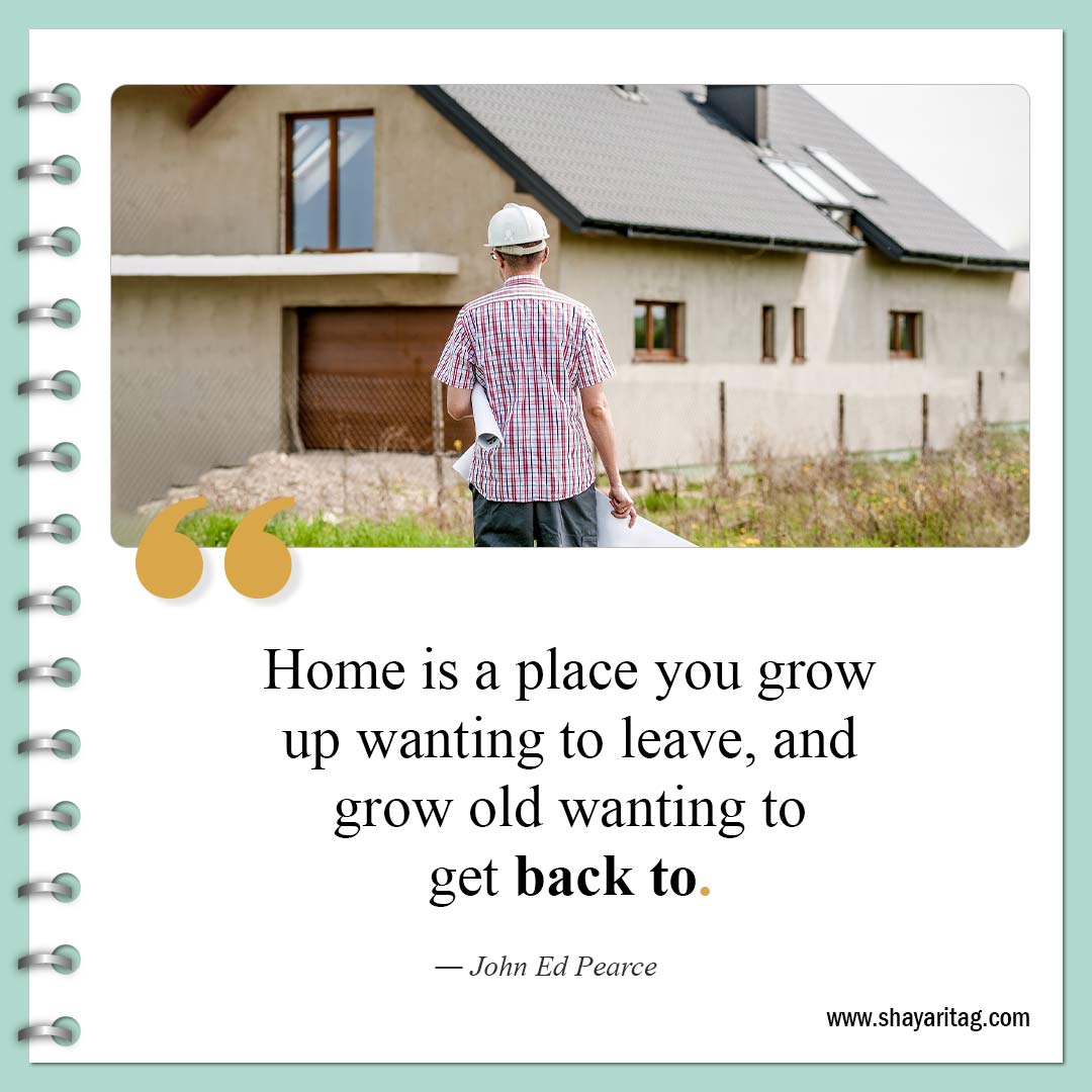 Home is a place you grow up-Quotes about Home What is Home Quotes