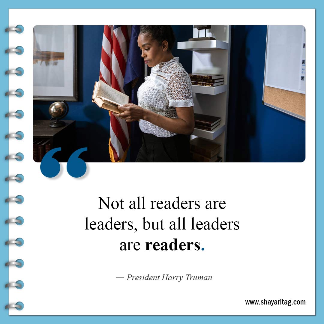 Not all readers are leaders-Quotes about Reading Books Best inspirational quotes on books