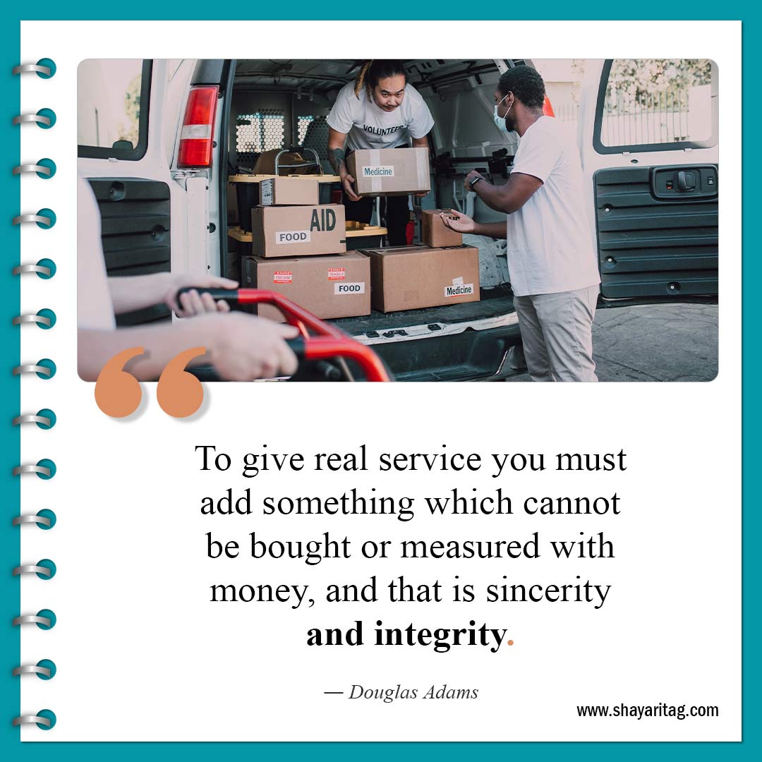 To give real service you must add something-Quotes about Helping Others Best Helping to others quotes
