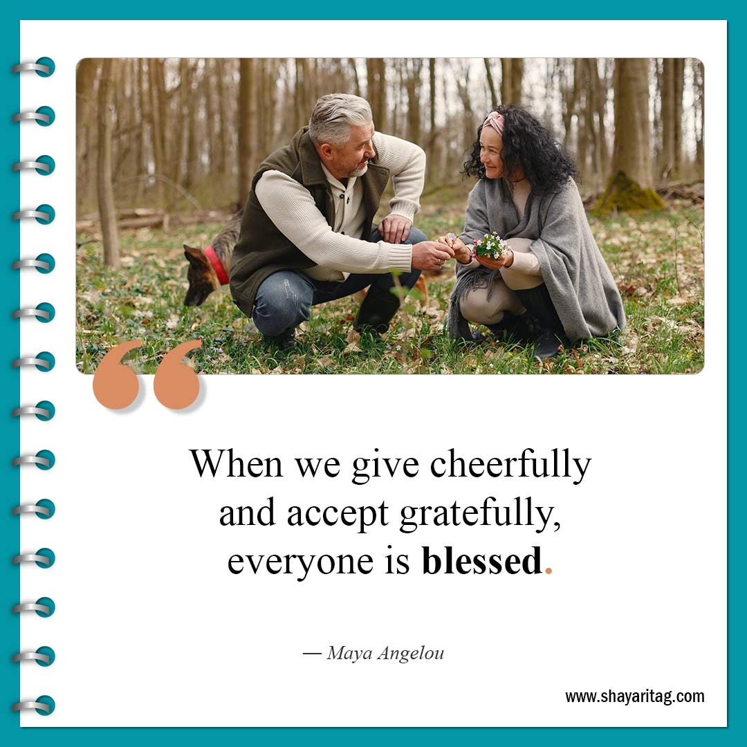 When we give cheerfully-Quotes about Helping Others Best Helping to others quotes