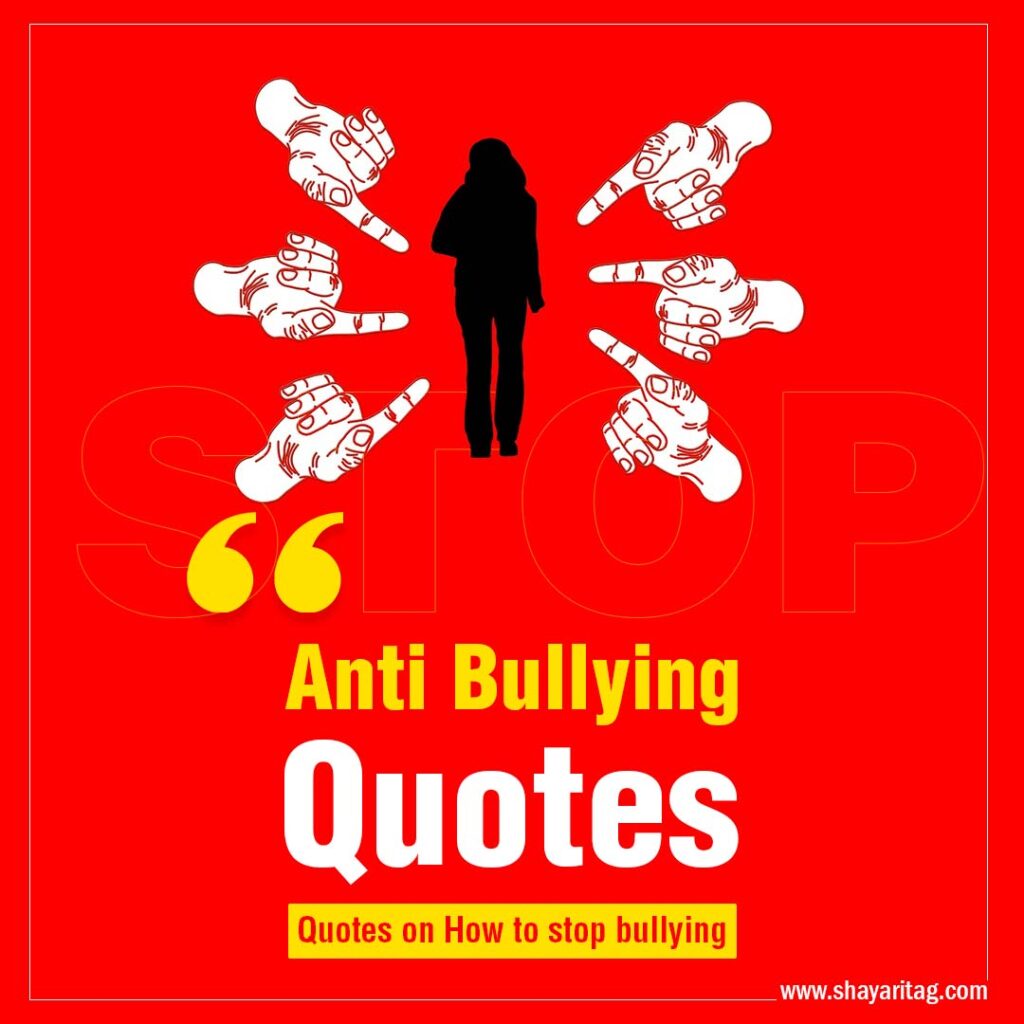 Famous Anti bullying quotes for students with image