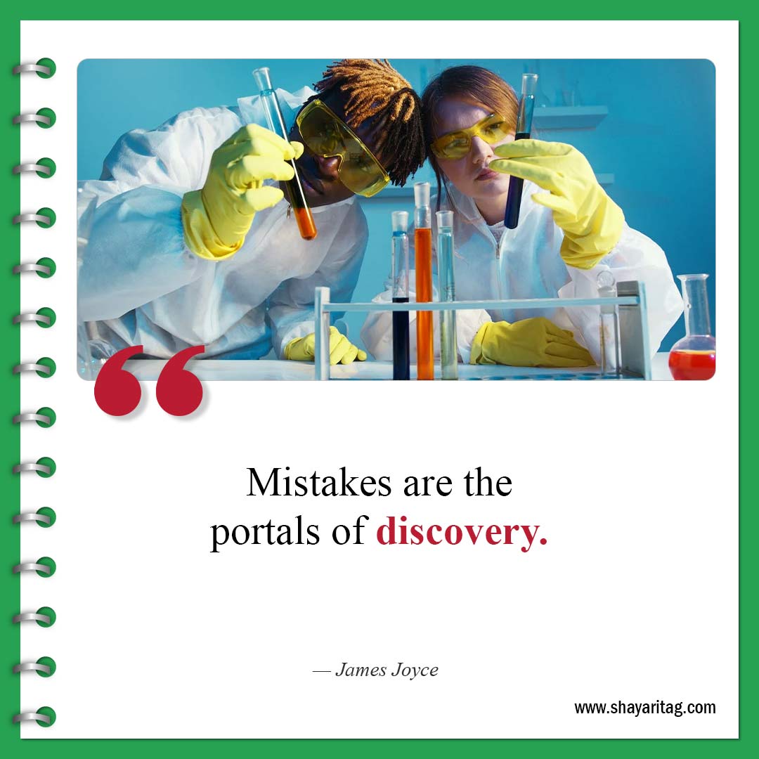 Mistakes are the portals of discovery-Quotes to motivate studying Best Inspirational study Quotes