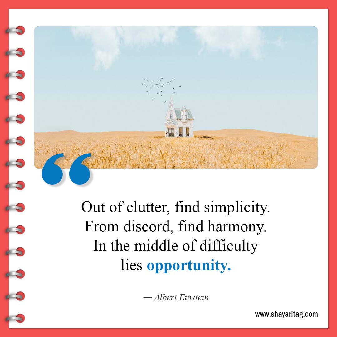 Out of clutter find simplicity-Famous Clutter Quotes Inspiration for declutter Quotes