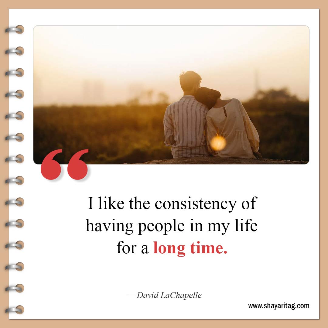 I like the consistency of having people-Best Consistency Quotes Consistency is key to success