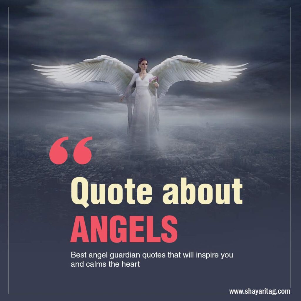Quote about angels | Best angel guardian quotes that will inspire you and calms the heart