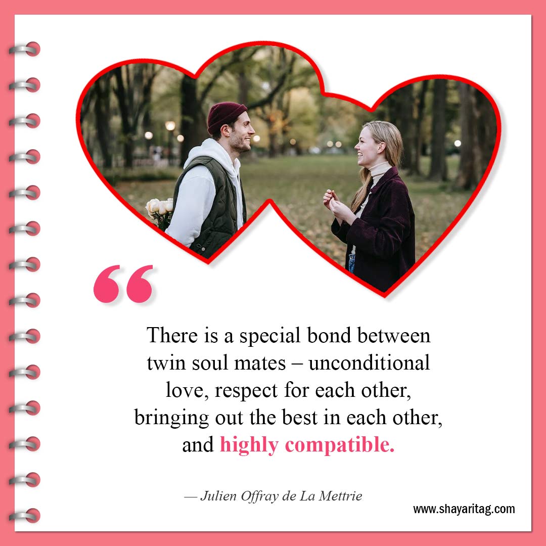 There is a special bond between twin soul mates-Best Quotes For Soulmates