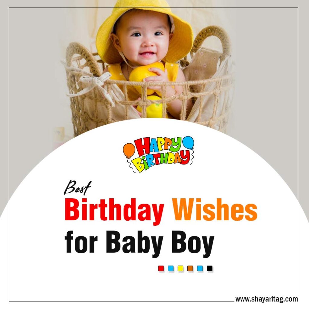 Best Happy Birthday Wishes for Baby Boy