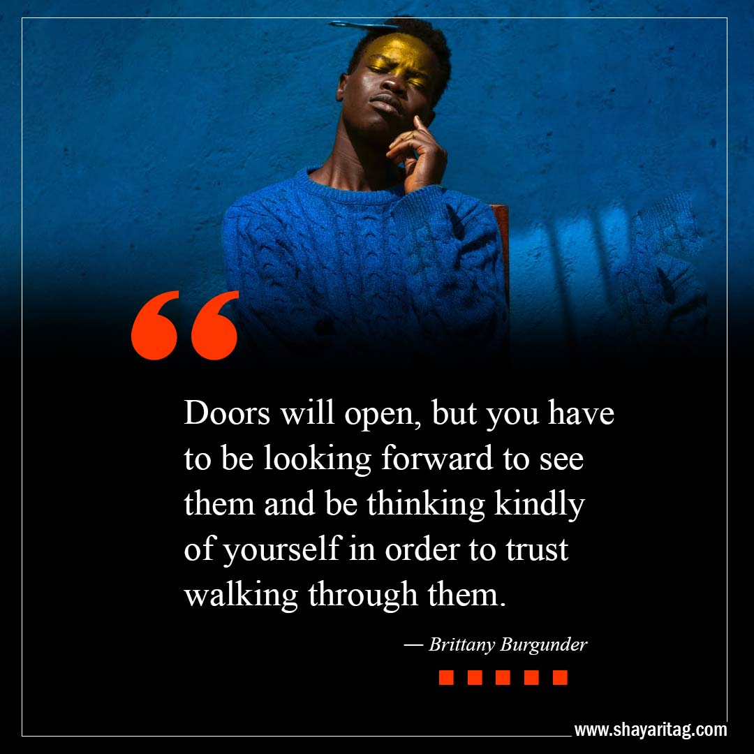 Doors will open but you have to-Best Open Door Quotes with image