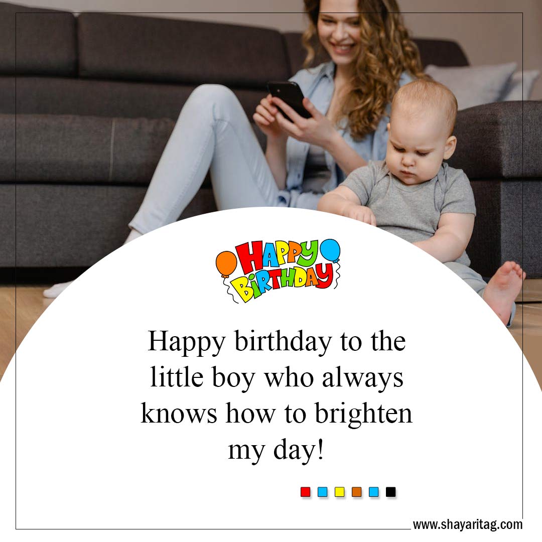 little boy who always knows-Best Happy Birthday Wishes for Baby Boy