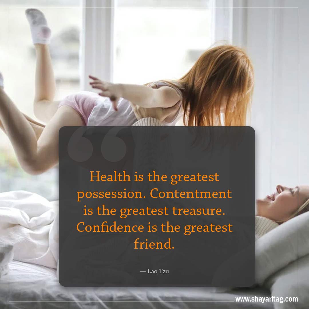 Health is the greatest possession-Famous Quotes by Lao Tzu with images
